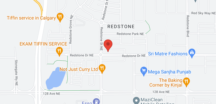 map of 226 Redstone Drive NE